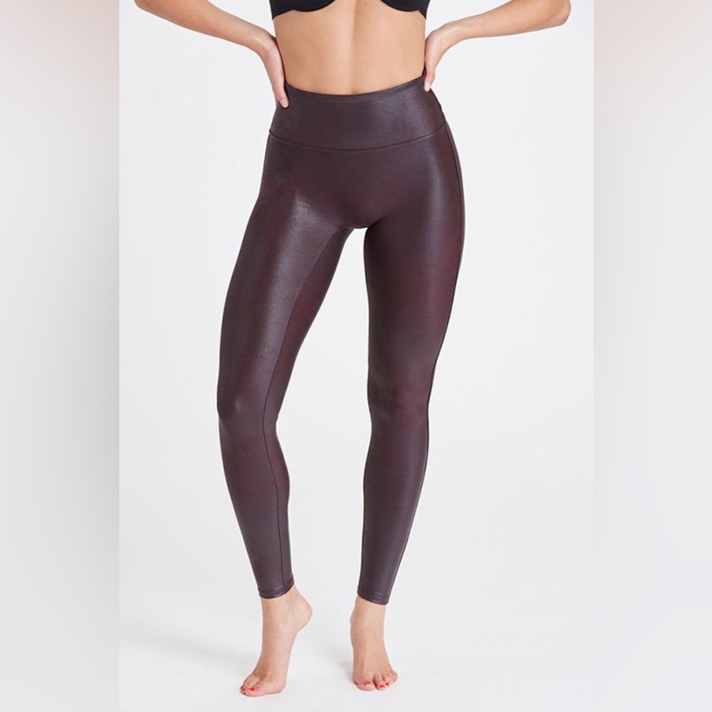 SPANX Faux Leather Leggings Size 1X